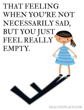 Depressioonitsitaat - see tunne, kui te pole tingimata kurb, vaid tunnete end lihtsalt tühjana.
