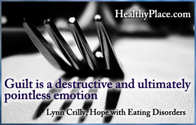 Tsitaat söömishäirete kohta - süü on hävitav ja lõppkokkuvõttes mõttetu emotsioon.