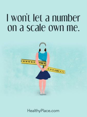 Söömishäirete pakkumine - ma ei lase skaalal oleval numbril minule omada.
