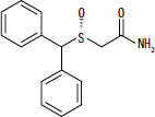 Armodafiniili keemiline struktuur