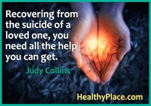 Vaimuhaiguste tsitaat - armastatud inimese enesetapust toibumiseks vajate kogu saadavat abi.