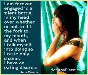 Söömishäirete inspireeriv tsitaat - tegelen igavesti peas vaikse lahinguga, kas tõsta kahvel suhu või mitte, ja kui ma räägin endale seda teha, siis on mul ainult häbi. Mul on söömishäire.